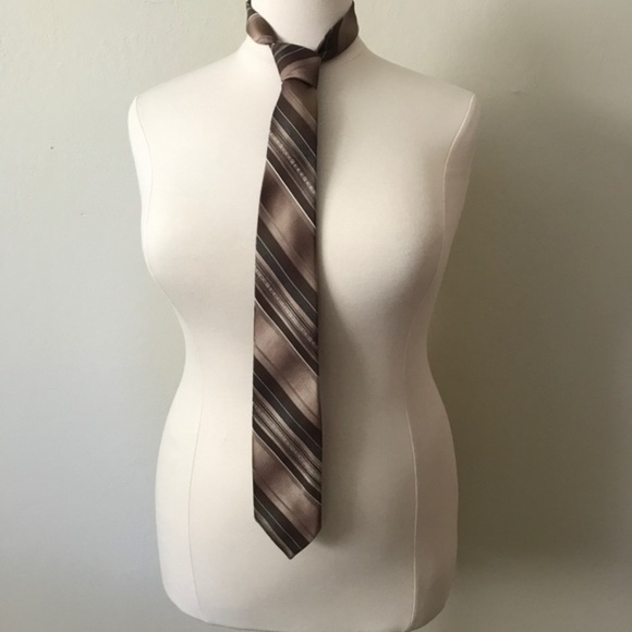 vintage diagonal pattern tie - Picture 1 of 1